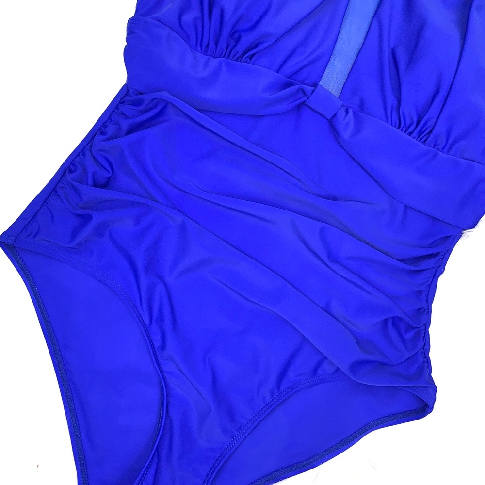 🚫SOLD!*GORGEOUS BLUE! One-Piece Bathing Suit!* - Picture 4 of 12